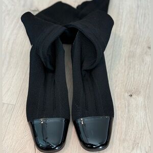 Christian Louboutin Black Over the Knee Boots